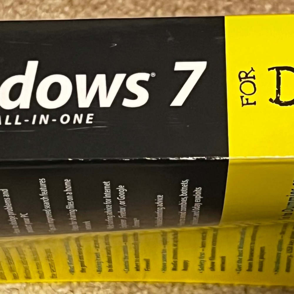 Book - Windows 7 All in One - for Dummies - Picture 4 of 4